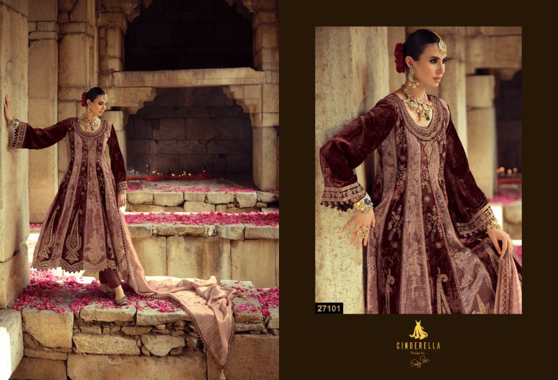 Anarkali Vol 3 By Ibiza Viscose Velvet Salwar Kameez 